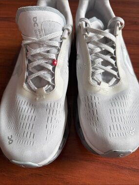 On Running Cloudmonster 2 Men's Athletic Shoes in White and Light Gray